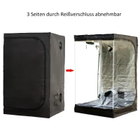 Outsunny® Growbox 1,2x1,2x2m Growzelt Growschrank Zuchtschrank(m-6)