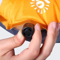 Outsunny® Luftmatraze Aufblasbare Luftbett Kopfkissen Schlafmatte Camping Matraze Pongee(m-10)