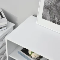 Boekenkast vrijstaande stelling keukenkast kubusrek met opbergvakken wit + grijs(m-10)