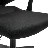 Vinsetto® Drehstuhl Bürostuhl Schreibtischstuhl rollbar höhenverstellbar ergonomisch gepolstert Schwarz 62 x 55 x (92–101) cm(m-8)
