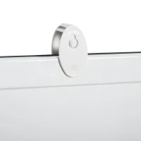 Dubbelzijdig whiteboard & krijtbord met pennenbakje memobord wit + groen(m-7)