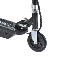 HOMCOM® Elektroroller mit Sitz Tretroller 120W klappbar Schwarz(m-8)