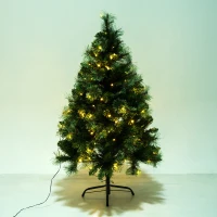 HOMCOM® Künstlicher Weihnachtsbaum | Tannenbaum | Inkl. Metallständer | Ø80 x 120 cm | Grün(m-5)