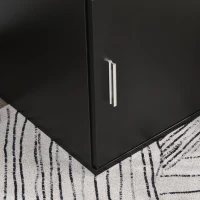 HOMCOM® Bücherregal 2-in-1 Standregal Drehregal 360 ° drehbar Abnehmbar Schwarz(m-10)