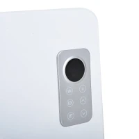 HOMCOM® Heizgerät Elektroheizung Timer mit Fernbedienung 1000/2000W Weiß(m-8)