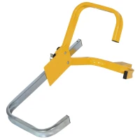 HOMCOM® Radkralle Radklemmenschloss Parkkralle für Ø47-67cm Räder mit 2 Schlüsseln(m-3)