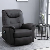 HOMCOM® Massagesessel mit Wärmefunktion | Massagestuhl | Braun | 100 x 93 x 105 cm(m-1)