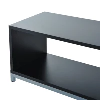 HOMCOM® Fernsehtisch TV Regal Beistelltisch Mehrzweck Lowboard Sideboard Holz 2 Farbe(m-5)