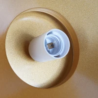 HOMCOM® Vintage Hängelampe | Deckenlampe | 40 W | Metall | ∅37 x 14,5 cm | Weiß(m-9)