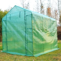 Outsunny® Folien Gewächshaus Treibhaus Tomatenhaus Pflanzenhaus Frühbeet  Regalen 4 Modell(m-4)