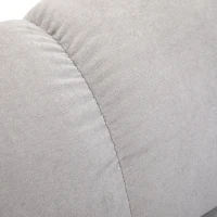 HOMCOM® Massagesessel mit Wärmefunktion Relaxsessel Fernbedienung USB Kurzplüsch Grau(m-9)