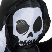 HOMCOM® Halloween Aufblasbares Spukgespenst Luftfigur Deko 120 cm(m-7)