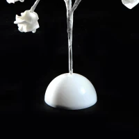 HOMCOM® LED Blütenbaum Rosenblüten Lichterbaum Lichterzweig 40 cm(m-8)