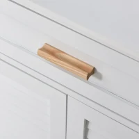 kleankin® Badezimmerschrank Multifunktionsschrank mit 1 Schublade 1 Türschrank Weiß(m-9)