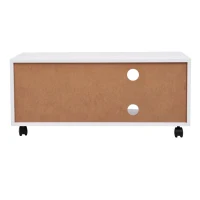 HOMCOM® Fernsehtisch Lowboard TV Board mit Schubläden und Rollen(m-7)