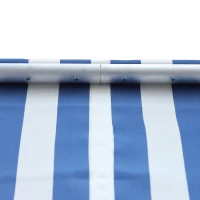 Outsunny® Fenstermarkise Sonnenschutz Balkonmarkise Faltarm Aluminium Polyester 150x350cm(m-11)