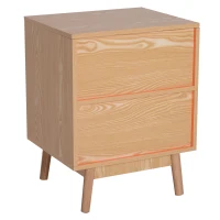 HOMCOM® Nachttisch  Nachtkommode Konsole Beistelltisch mit Schublade Holz 48 x 40 x 61,5 cm(m-7)