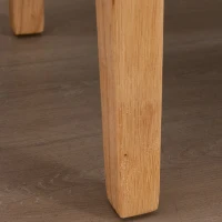 HOMCOM® Polsterbank Schuhbank Sitzbank Fußschemel Gepolstert Schaumstoff Gummiholz(m-7)