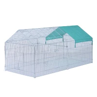 PawHut® Freilaufgehege Hasenkäfig Kleintiergehege(m-1)