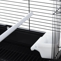 PawHut® Vogelkäfig Vogelhaus Vogelvoliere Metallvoliere für Vögel mit Ständer rollbar(m-10)