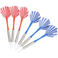 HOMCOM® Elektronische Dartscheibe Dartboard soft Dart inkl. 6 Pfeile(m-8)