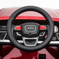 HOMCOM® Audi Q5 Elektro Kinderauto MP3 Radio USB 116 x 75 x 56 cm Rot(m-5)