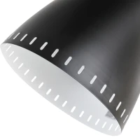 HOMCOM® Stehleuchte Stehlampe E27-Fassung neben Sofa 120° verstellbar Metall Schwarz 60 x 60 x 145 cm(m-11)