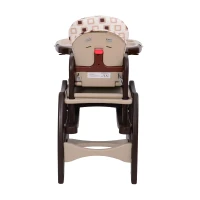 HOMCOM® 3 in 1 Kinderhochstuhl - Kombihochstuhl - Braun(m-5)