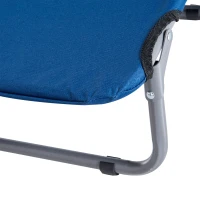 PawHut® Hundeliege Hundebett Katzenbett Schlafplatz faltbar Blau(m-7)