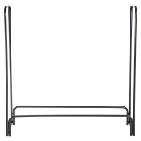 HOMCOM® Kaminholzständer Kaminholzregal Stahl Schwarz(m-3)