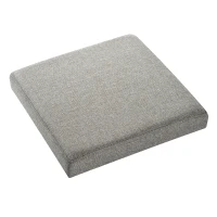 HOMCOM Faltbarer Sitzwürfel mit Stauraum Aufbewahrungsbox grau(m-7)