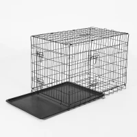 PawHut Hunde Transportkäfig XXL schwarz Transportbox(m-9)