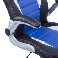 Homcom Bürostuhl Schalensitz Chefsessel Drehstuhl Homcom blau(m-7)