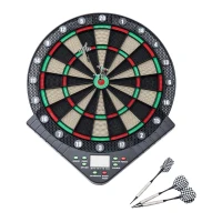 HOMCOM® Elektrische Dartscheibe Dartboard Profi Dart Scheibe 8 Spieler(m-1)