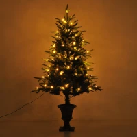 HOMCOM® Künstlicher Weihnachtsbaum | Tannenbaum | Ø 85 x 150 cm | Grün(m-3)