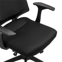 Vinsetto® Drehstuhl Bürostuhl Schreibtischstuhl rollbar höhenverstellbar ergonomisch gepolstert Schwarz 62 x 55 x (92–101) cm(m-5)
