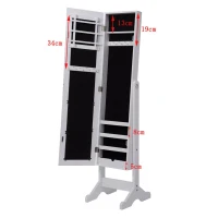 Schmuckschrank Spiegelschrank Standspiegel Schmuckkasten Wandspiegel Schmuck Spiegel(m-8)
