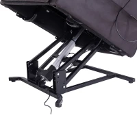 HOMCOM® Massagesessel Aufstehhilfe Wärmefunktion 88 x 83 x 110 cm Braun(m-9)