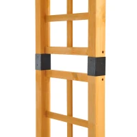 Outsunny Rosenbogen Torbogen Rankgitter Pergola Spalier Tannenholz(m-9)