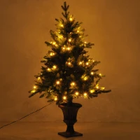 HOMCOM® Künstlicher Weihnachtsbaum | Tannenbaum | Ø 76 x 120 cm | Grün(m-3)
