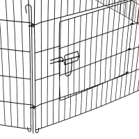 PawHut® Hunde Welpengitter Freilaufgehege Freigehege Welpenauslauf 71x76cm(m-7)