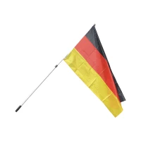 Outsunny Deutschlandfahne mit Fahnenhalterung 2m(m-3)
