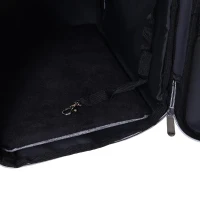 PawHut® Transporttasche Reisetasche Haustierrucksack 3 Eingang mit Festgurte Oxfordstoff 32 x 26 x 42 cm(m-11)