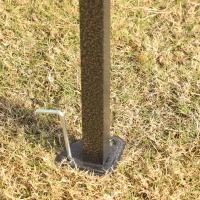 Outsunny® Garten-Pavillon Faltpavillon Festzelt Gartenzelt Höhenverstellbar Heringe Oxford(m-10)