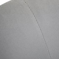 Vinsetto® Drehstuhl Polsterstuhl Chefsessel 150 kg Belastbarkeit eingestellte Sitzhöhe Samt 56 x 52,5 x (72–81) cm(m-9)