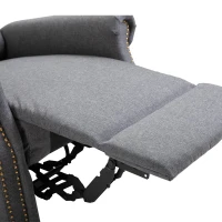 Fotel HOMCOM fotel rozkładany odchylany do 125° zdejmowane oparcie tkanina 89 x 83,5 x 101 cm(m-8)