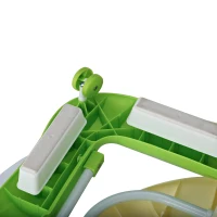 HOMCOM® Laufhilfe für Baby Gehfrei Babywalker Klappbar Höhenverstellbar grün(m-9)