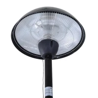 Outsunny® Elektrischer Terrassenstrahler / Infrarot Standheizstrahler 1500W(m-6)