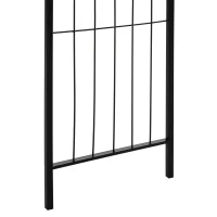 Outsunny® Pflanzbogen Torbogen Rankgitter Rosenbogen Garten Wetterfest H212 cm Metall(m-10)