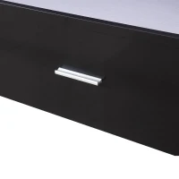 HOMCOM® Fernsehtisch Lowboard TV Rack Board Regal Schrank Holz Schwarz Weiß(m-5)